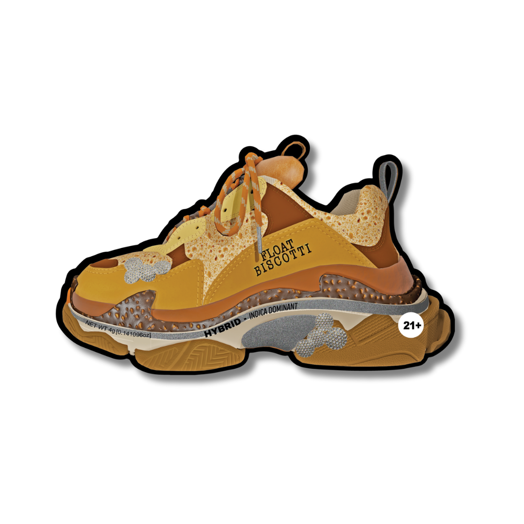 FLOAT Biscotti diamond-coated THCa flower